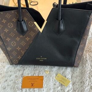 Louis Vuitton Black and Brown Totes